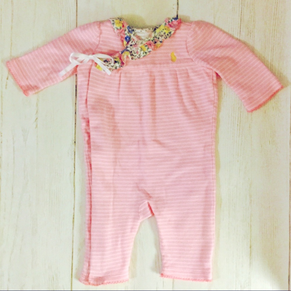 New without tags, Adorable One Piece by Ralph Lauren, Size 3 Month’s